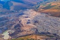 Stone quarry aerial