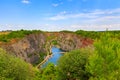 Stone quarry called Big America (Velka Amerika) near Prague, Czech Republic Royalty Free Stock Photo