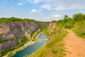 Stone quarry called Big America (Velka Amerika) near Prague, Czech Republic Royalty Free Stock Photo