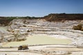 Stone quarry with excavate