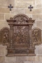 Stone relief in the Church of the Teutonic Order in Vienna.