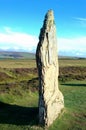 Stone at Ring of Brodgar,Orkney,Scotland,UK. Royalty Free Stock Photo