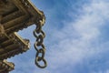 Stone Rings - Architecture inside the Sringeri Temple Royalty Free Stock Photo