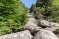 Stone river know as Zlatnite Mostove at Vitosha Mountain,  Bulgaria Royalty Free Stock Photo