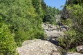 Stone river know as Zlatnite Mostove at Vitosha Mountain,  Bulgaria Royalty Free Stock Photo