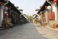 The Stone road crossing Traditional buildings(Jiaxing,China)