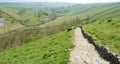 Stone road at Malham Cove (UK) Royalty Free Stock Photo
