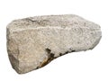Stone Rock Rubble Isolated Gravel Pebble Construction of River Mineral Rounder of Earth, Podium Stage Platform Product