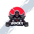 Stone Rocky Giant Monster Mascot Royalty Free Stock Photo