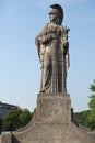 Stone Roman soldier statue in Munich Royalty Free Stock Photo