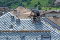 Stone roof renovation