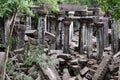 Stone ruins of Beng Mealea Temple, Angkor Wat, Cambodia Royalty Free Stock Photo