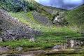 Stone Ruins in Glendalough Royalty Free Stock Photo