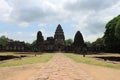 The stone ruins at Pimai Nakorn Ratchasrima Royalty Free Stock Photo