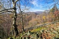 Stone run on mountain Klic, Kleis in Lusatian Mountains