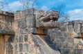 Quetzalcoatl, Chichen Itza, Mexico Royalty Free Stock Photo