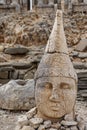 Stone sculpture of a Greek deity on the Mountain