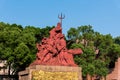 Statue of the People\'s Resistance Against Britain.