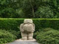 Stone sculpture at Rufford abbey nottingham near sherwood forest UK