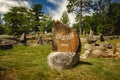 Stone sculptures in the Ellsworth Rock Gardens in Voyageurs National Park, Minnesota Royalty Free Stock Photo