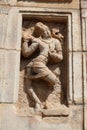 Stone Sculptures, Mallikarjuna Temple, Pattadakal Temples, near Badami, Bagalot, Karnataka, India. Royalty Free Stock Photo