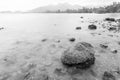 Stone sea blurred Royalty Free Stock Photo