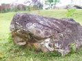 Stone in the shape of batrachian