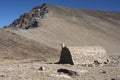 Stone shelter near Mulhacen in Sierra Nevada National Park