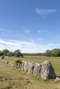 Stone Ship on Gotland, Sweden Royalty Free Stock Photo