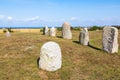 Stone ships field Royalty Free Stock Photo