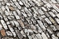 Stone sidewalk in perspective, background Royalty Free Stock Photo