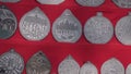 stone souvenirs in Katmandu, Nepal. Namaste