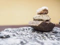 Stone stack Balance Meditation Harmony Zen spa Royalty Free Stock Photo