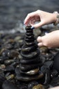 Stone stacking on Koh Hin Ngam