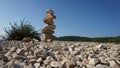 Stone Stacking: Rock Balancing Art Royalty Free Stock Photo