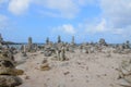 Stone Stacks on Baby Beach Royalty Free Stock Photo