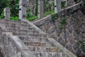 Stone stair in devious and upward