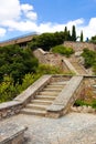 Stone stair in mountains