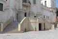 Stone staircase. Monastery - Fortress