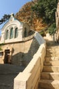 A stone staircase St. George monastery in Sevastopol