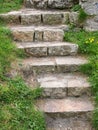 Stone stairs Royalty Free Stock Photo