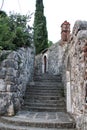 Stone stairs in Kotor Crikvenica