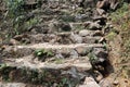 stone stairs in the morning