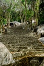 Stone stairs in the mountain