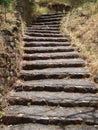 Stone stairs path Royalty Free Stock Photo