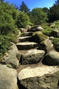 Stone stairs. summer scenic Royalty Free Stock Photo