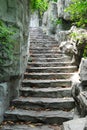 Stone stairway Royalty Free Stock Photo