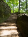 Stone Stairway in Hocking Hills