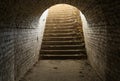 Stone starway in entrance to the abandoned dungeon