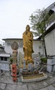 Stone statue of Buddha, deity, sacred animal and creature Royalty Free Stock Photo